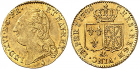 EUROPA. FRANKREICH. - Königreich. Louis XVI., 1774-1792. 
Louis d'or à la tête nue 1788, AA - Metz. Friedb. 475, Dupl. 1707, Gad. 361 Gold vz