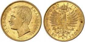 EUROPA. ITALIEN. - Königreich. Victor Emanuel III., 1900-1946. 
Ein zweites Exemplar. Gold vz