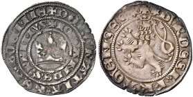 BÖHMEN. Johann von Luxemburg, 1310-1346. 
Prager Groschen o. J. Castelin 8 schöne Patina, ss