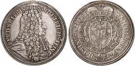 DIETRICHSTEIN. Ferdinand Joseph, 1655-1698. 
Taler 1695, Wien. Dav. 3376, Holzmair 33 Hksp., f. vz