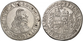 OLMÜTZ. - Bistum. Leopold Wilhelm, Erzherzog von Österreich, 1637-1662. 
15 Kreuzer 1662, Kremsier. L.-M. 103 f. ss