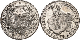 SALZBURG. - Erzbistum. Sigismund III., Graf von Schrattenbach, 1753-1771. 
Taler 1759. Dav. 1252, Pr. 2279, Zöttl 2973 vz