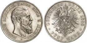 PREUSSEN. Friedrich III., 1888. J. 99, EPA 5/34 
Ein zweites Exemplar. winz. Kr., St