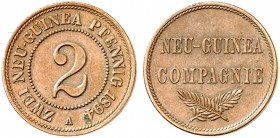 DEUTSCH - NEU - GUINEA. J. N 702, EPA DNG 2 
2 Pfennig 1894 A. f. vz