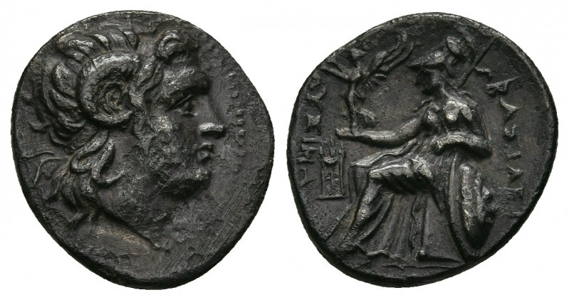 KINGS OF THRACE. Lysimachos, 305-281 BC. AR Drachm. Ephesos. (Circa 295/4-289/8)...
