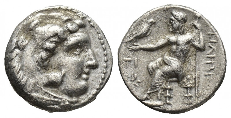 KINGS OF MACEDON, Philip III Arrhidaios (323-317 BC). AR Drachm . Sardes. In the...