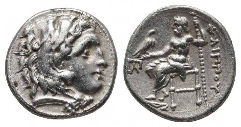 KINGS OF MACEDON, Philip III Arrhidaios (323-317 BC). AR Drachm . Kolophon. Stru...