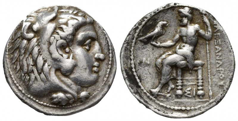 KINGS of MACEDON. Philip III Arrhidaios. (323-317 BC). AR Tetradrachm. Sidon. In...