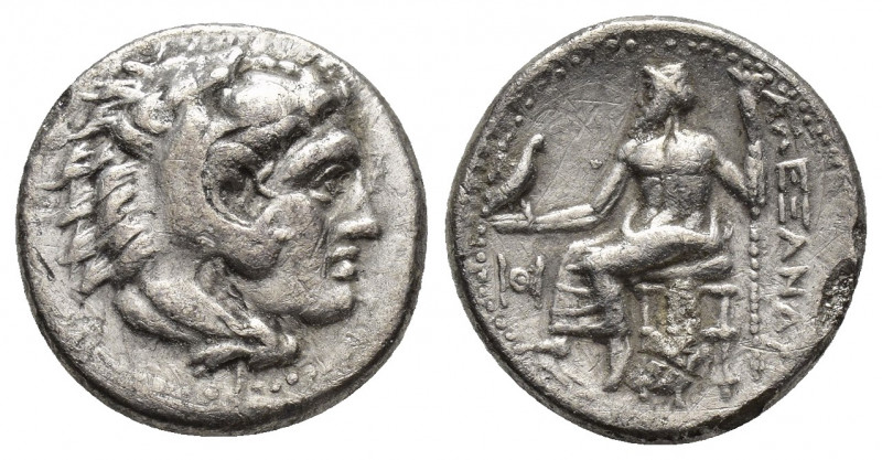 KINGS OF MACEDON. Alexander III 'the Great' (336-323 BC). AR Drachm.Sardes.
Obv:...
