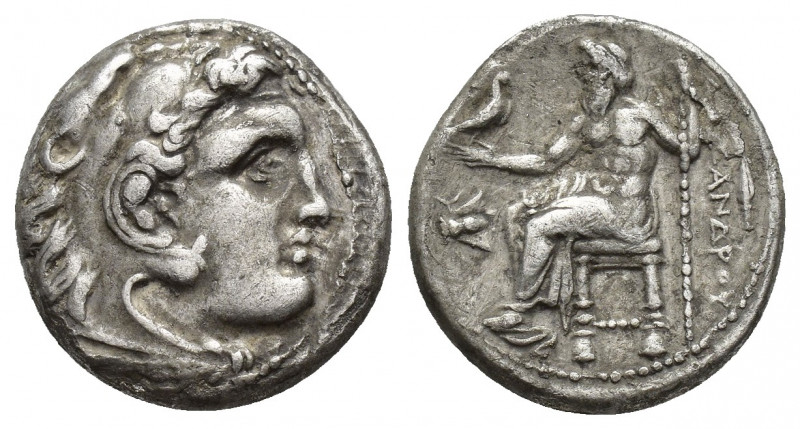 KINGS OF MACEDON. Alexander III 'the Great' (336-323 BC). AR Drachm. Magnesia ad...
