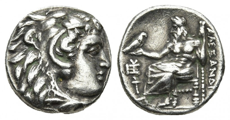 KINGS OF MACEDON. Alexander III 'the Great' (336-323 BC). AR Drachm. Sardes.
Obv...