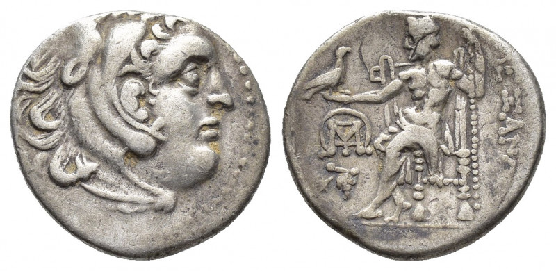 KINGS OF MACEDON. Alexander III 'the Great' (336-323 BC). AR Drachm. Chios.
Obv:...