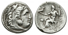 KINGS OF MACEDON. Alexander III 'the Great' (336-323 BC). AR Drachm. Magnesia ad Maeandrum. Struck under Lysimachos, (circa 301/0-300/299).
Obv: Head ...