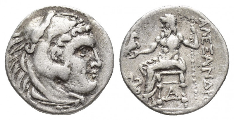 KINGS OF MACEDON. Antigonos I Monophthalmos. (310-301 BC). AR Drachm. Lampsakos....