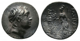 KINGS OF CAPPADOCIA. Ariarathes V Eusebes Philopator (Circa 163-130 BC). AR Drachm. Mint A (Eusebeia under Mt. Argaios). Dated RY 33 (130/29 BC).
Obv:...