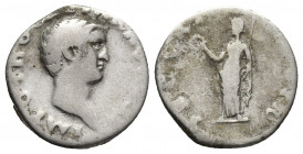 OTHO (69). Denarius. Rome.
Obv: IMP OTHO [...].
Bare head of Otho, right.
Rev: Legend illegible. 
Securitas standing left, holding wreath and sceptre....
