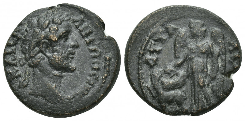 Pamphylia, Attalea. Time of Antoninus Pius, circa AD 161-180. AE.
Obv: ΚΑΙϹΑΡ Α...