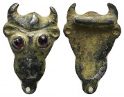 ANCIENT ROMAN SILVER APPLIQUE (1ST-5TH CENTURY AD.)
Bull head.
Condition : See picture. No return
Weight : 5.71 g
Diameter: 25.9 mm