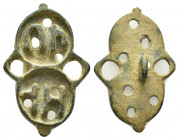 ANCIENT BYZANTINE BRONZE SEAL. (8TH – 11TH century A.D)
Condition : See picture. No return
Weight : 17.60 g
Diameter : 46.83 mm