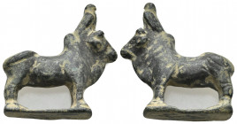 ANCIENT ROMAN BRONZE BULL FIGURINE (1ST-5TH CENTURY AD)
Condition : See picture. No return
Weight : 38.86 g
Diameter: 39.9 mm