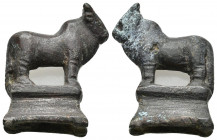 ANCIENT ROMAN BRONZE BULL FIGURINE (1ST-5TH CENTURY AD)
Condition : See picture. No return
Weight : 50.83 g
Diameter: 37.6 mm