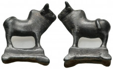 ANCIENT ROMAN BRONZE BULL FIGURINE (1ST-5TH CENTURY AD)
Condition : See picture. No return
Weight : 54.05 g
Diameter: 39.2 mm