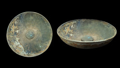 ANCIENT ROMAN BRONZE PHIALE (libation bowl) (1st- 3rd century AD)
Provenance: A.Peev collection
Condition : See picture.