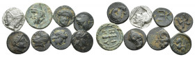 8 GREEK SILVER/BRONZE COIN LOT
See picture.No return.