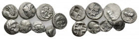 8 GREEK SILVER COIN LOT
See picture.No return.