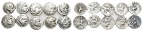 10 GREEK SILVER COIN LOT
See picture.No return.
Drachm.