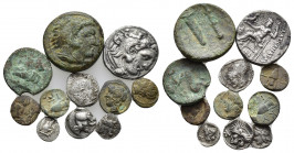 11 GREEK SILVER/BRONZE COIN LOT
See picture.No return.