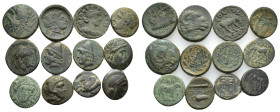 12 GREEK BRONZE COIN LOT
See picture.No return.
Troas Mix.