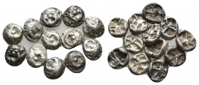 12 GREEK SILVER COIN LOT
See picture.No return.
Parion Drachm.