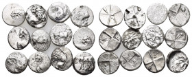 12 GREEK SILVER COIN LOT
See picture.No return.
Chersonesos.