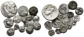 15 GREEK SILVER COIN LOT
See picture.No return.