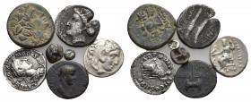 7 GREEK/ROMAN SILVER/BRONZE COIN LOT
See picture.No return.