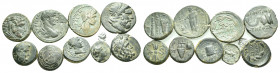 10 GREEK/ROMAN SILVER/BRONZE COIN LOT
See picture.No return.
