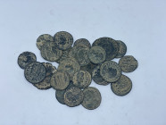 24 ROMAN BRONZE COIN LOT
See picture. No return