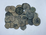 30 BYZANTINE BRONZE COIN LOT
See picture. No return