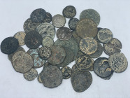 42 GREEK/ROMAN/BYZANTINE BRONZE COIN LOT
See picture. No return