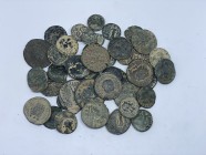 43 GREEK/ROMAN BRONZE COIN LOT
See picture. No return