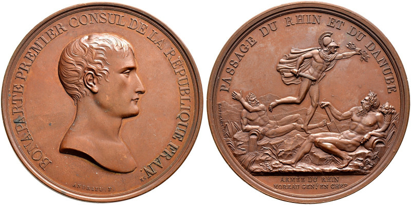 Frankreich-Königreich. Bonaparte, 1. Konsul 1799-1804 
Bronzemedaille o.J. (180...