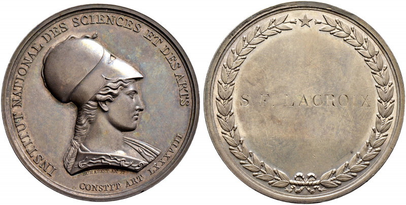 Frankreich-Königreich. Bonaparte, 1. Konsul 1799-1804 
Silberne Prämienmedaille...