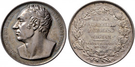 Frankreich-Königreich. Napoleon I. 1804-1815 
Silbermedaille o.J. (1810) von Dieudonne, auf Marschall C.N. Oudinot Duc de Reggio (1767-1847). Dessen ...