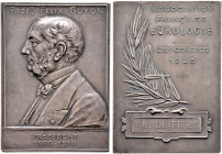 Frankreich-Königreich. Dritte Republik 
Bronze-versilberte Prämienplakette 1925 von L. Botteé. Verliehen auf dem 25. Kongress der Vereinigung französ...