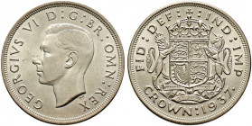 Großbritannien. George VI. 1937-1953 
Crown 1937. Spink 4078, Dav. 112. prägefrisch