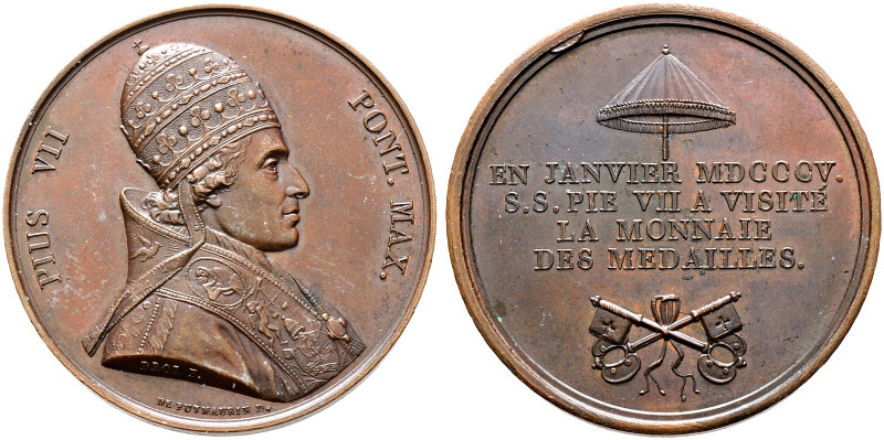 Italien-Kirchenstaat (Vatikan). Pius VII. (Gregorio Chiaramonti) 1800-1823 
Bro...