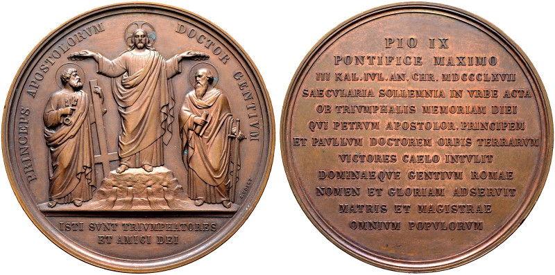 Italien-Kirchenstaat (Vatikan). Pius IX. (Giovanni Graf von Maria Mastai Feretti...