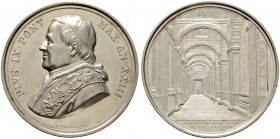 Italien-Kirchenstaat (Vatikan). Pius IX. (Giovanni Graf von Maria Mastai Feretti) 1846-1878 
Silbermedaille 1868 (AN XXIII) von I. Bianchi, auf die V...