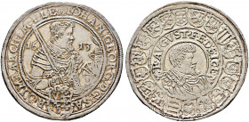 Sachsen-Albertinische Linie. Johann Georg I. und August 1611-1615 
Taler 1613 -Dresden-. Clauss/Kahnt 13, Slg. Mers. 834, Schnee 786, Dav. 7573. sehr...